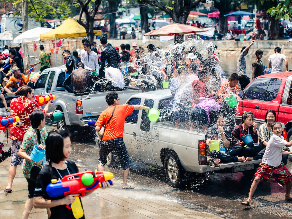 The World’s Best Water Fight: Three Days of Songkran Festival.